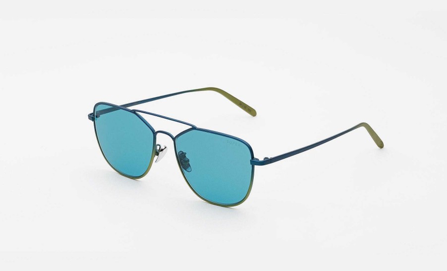 Occhiali Retrosuperfuture | Super For I Visionari Sun Turquoise Fade